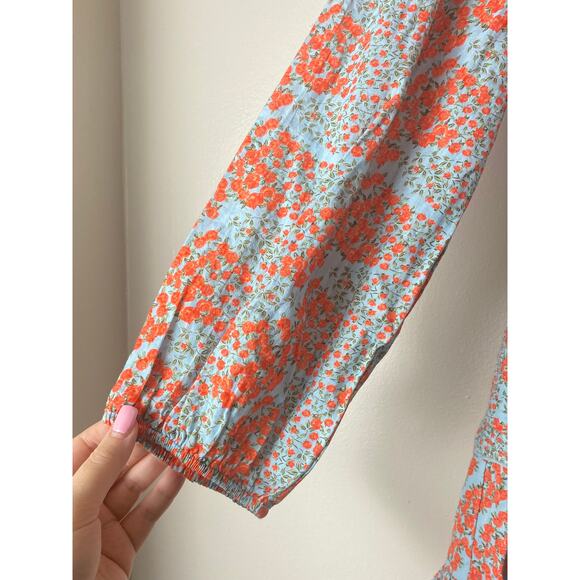 ROLLER RABBIT DRESS LARGE MILKMAID WESTERN COASTAL COTTAGECORE - Picture 9 of 16